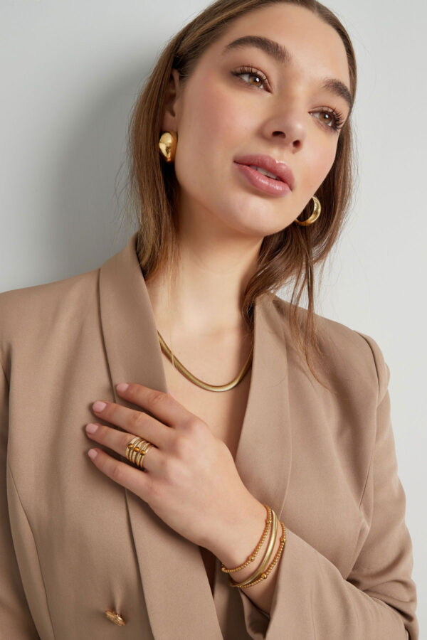 Gouden Herringbone Ketting