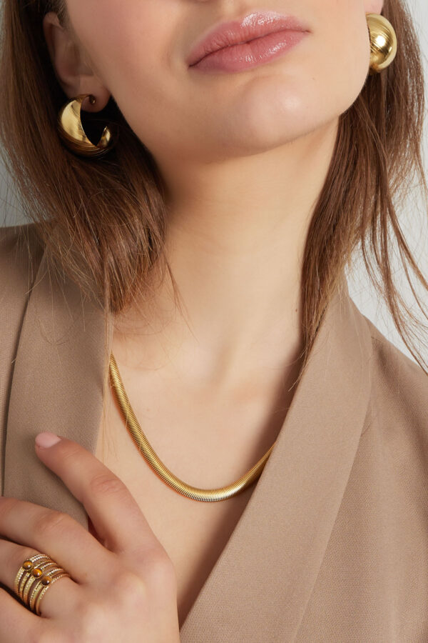 Gouden Herringbone Ketting