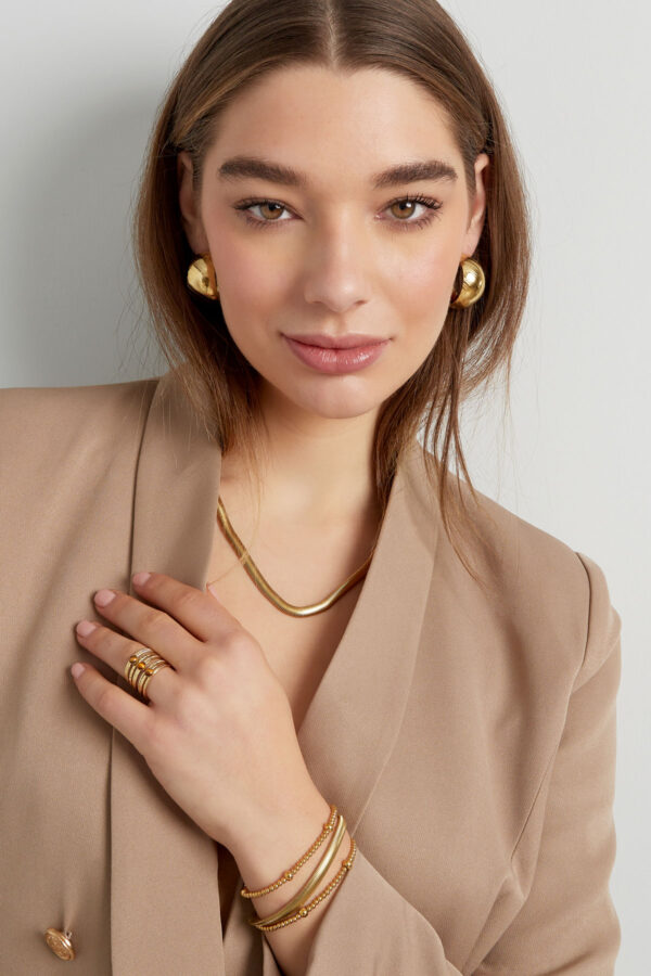 Gouden Herringbone Ketting